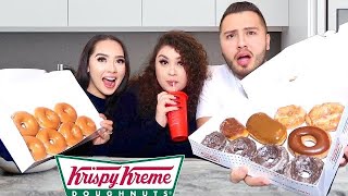 KRISPY KREME MUKBANG with MUKBANG OGS [upl. by Kcirdorb964]