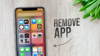 How to Remove an App from App Library tutorial [upl. by Eniaral]