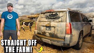 Cleaning a Farm Girls KidTrashed Suburban [upl. by Iggem]