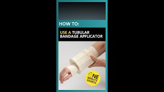 How to Use a Tubular Bandage Applicator  One Minute Demos  YouTube Shorts [upl. by Ainoz]