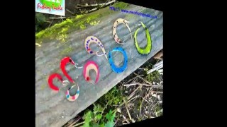 Fly Fishing Suede Leather Lures By Mezz Fishing Tackle [upl. by Cranston]