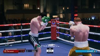 JOE CALZAGHE vs CANELO ALVAREZ multiplayer gameplay in Undisputed BOXING Pound for pound FiGHTnight [upl. by Nauwaj]