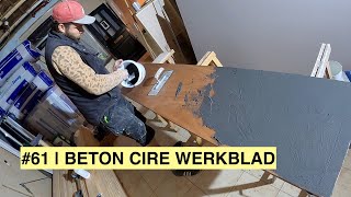 ZELF EEN WERKBLAD MAKEN VAN BETON CIRE  BADKAMER BOUWEN  KLUSVROUW 61 [upl. by Vinna572]