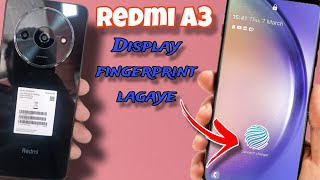 Redmi A3 Fingerprint lock lagaye  Redmi a3  Redmi a3 2024 [upl. by Raseda]