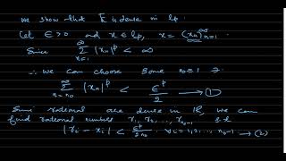 Lec 6 Some Separable Banach Spaces Functional Analysis [upl. by Dranik]