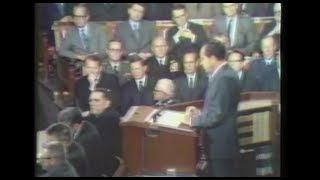 President Nixons 1970 State of the Union [upl. by Airretnahs]