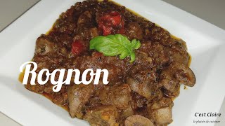 Rognons sauté comment nettoyer et cuisiner [upl. by Winny]