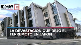 Suman al menos 48 muertos tras terremoto de magnitud 75 en Japón [upl. by Ydissahc805]