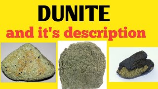 Dunite and its Petrography  lecture 49 of igneous petrology GeologyAspirant [upl. by Michon]