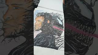 Venom drawing pencil colour [upl. by Regnig]