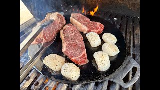 Reverse Seared Steaks on a Gas Grill [upl. by Junna]