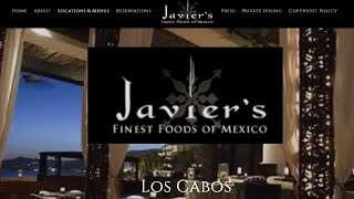 Javiers Los Cabos with Menu in 4K Video 512022 [upl. by Pauiie]