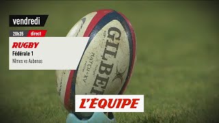 Nîmes vs Aubenas bandeannonce  RUGBY  FÉDÉRALE 1 [upl. by Atterbury337]