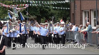 Schützenfest 2024 in DormagenStürzelberg Der Nachmittagsumzug [upl. by Hannasus]