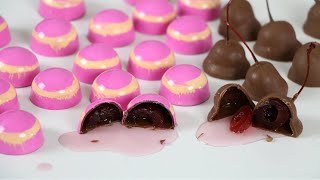 Cherry Cordials  Dipped Chocolate Cherries and Cherry Bonbons [upl. by Reinal813]