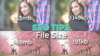 SEO Tips For Photographers  Image File Size [upl. by Balcer]