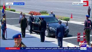 الرئيس السيسي يعطي الإشارة برفع علم مصر فوق أطول وأعلى ساري علم في العالم بالعاصمة الإدارية [upl. by Nilatak]