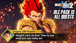 ALL NEW DLC PACK 13 PARALLEL QUESTS  Dragon Ball Xenoverse 2  All Special Quotes amp Endings PS5 [upl. by Mattland]