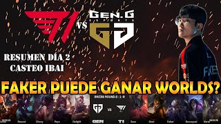 ¿Realmente FAKER y T1 Pueden GANAR WORLDS 2023 RESUMEN GENG VS T1 [upl. by Cochard447]