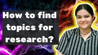 How to select and find a research topic for your thesis  MUST WATCH FOR BPTMPTPhD [upl. by Euqinu]