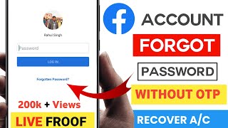 facebook save account forgot otp not received login without password  Fb automatically login [upl. by Zina318]