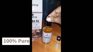 Kanzy Jojoba Oil Pure amp Natural Cold Pressed Unrefined Moisturizer for Face Hair Skin and Nails [upl. by Ormsby]