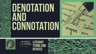 Understanding Poetry Denotation and Connotation [upl. by Enivid]