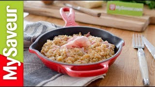 Risotto de petit épeautre au jambon la bonne cuisine des blogs [upl. by Shaine]