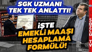 SGK Uzmanından Emekli Maaşı Hesaplama Formülü 2000 ve 2008 Yılı Maaş Farkı [upl. by Engenia330]