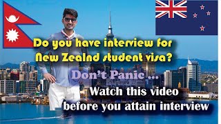 Immigration Interview New Zealand  International Student  Nepal  Palmerston North  Palmy [upl. by Valerio]