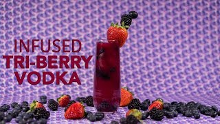 Tri Berry Vodka  Infused Food How To  MagicalButtercom [upl. by Clova174]