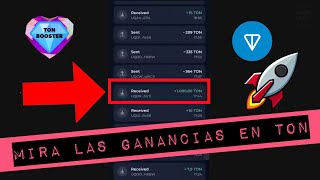 ¡Riqueza desde Casa Testimonio Asombroso1000 TonCoin Diarias con TON BOOSTER desde el Sofá💎💰 [upl. by Alimhaj]