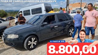 Feira de Carros Usados em Caruaru PE  CARRO BARATO POPULAR [upl. by Hirza]