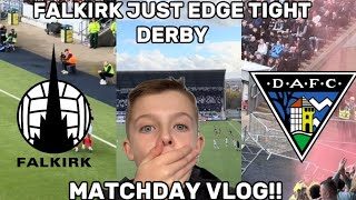 Falkirk Just Edge Tight Derby Falkirk Vs Dunfermline Matchday Vlog ⚽️ [upl. by Akcire]