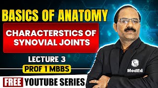 Characterstics of Synovial Joints  Basics of Anatomy  Dr Pradeep Pawar [upl. by Erminia]