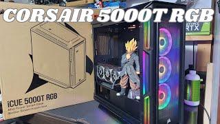 CASE CORSAIR 5000T RGB MUITO LINDO [upl. by Halyahs]