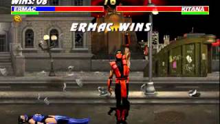 Ultimate Mortal Kombat 3  Ermac Arcade Very Hard  SZ Valdes [upl. by Annwahsal137]