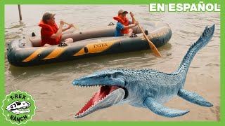 Dinosaurios acuaticos  Videos de dinosaurios y juguetes para niños [upl. by Islaen]