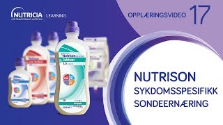 Nutrison  sykdomsspesifikk sondeernæring til voksne [upl. by Suiddaht375]