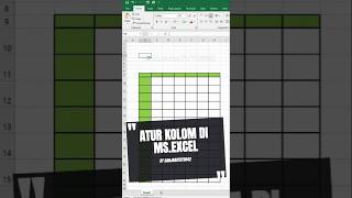 Atur Kolom Excel belajarmicrosoftoffice excel exceltips belajarmicrosoftwindows tipsandtricks [upl. by Lemmor]