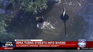 Hurricane Irma floods Altamonte Springs neighborhood [upl. by Nivla]