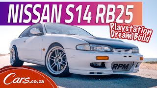 Silvia S14 with RB25 engine swap  Highly modified RB25 powered dream build [upl. by Stempien]