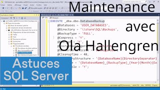 Maîtrisez les Scripts de Maintenance dOla Hallengren pour SQL Server [upl. by Brawner]