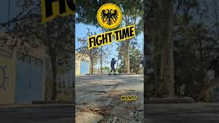 Σπαθασκία Fight Time swordsmanship fencing mffg knight duel feder freifechterguildhellas [upl. by Aihsatan]