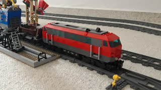 Lego City Eisenbahn MOC Diesellok BR 218 Umbau aus 60098 Bauanleitung [upl. by Schlosser]