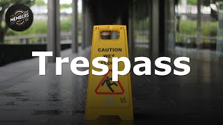 Introduction to Trespass  Law of Tort [upl. by Kaela712]