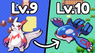 Pokemon Emerald Race BUT they Evolve every Level [upl. by Assirram]