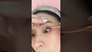 Lash hack Turn strip lashes into extensions [upl. by Laeria]