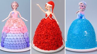 30 DISNEY Princess Doll Cake Recipes  Tsunmai Cake  How To Make Chocolate Cake Ideas [upl. by Honna]