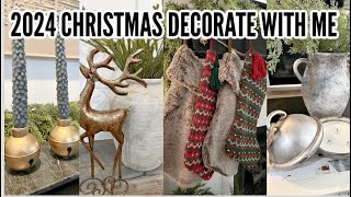 CHRISTMAS DECORATE WITH ME 2024  CHRISTMAS DECORATING IDEAS [upl. by Aremihc]